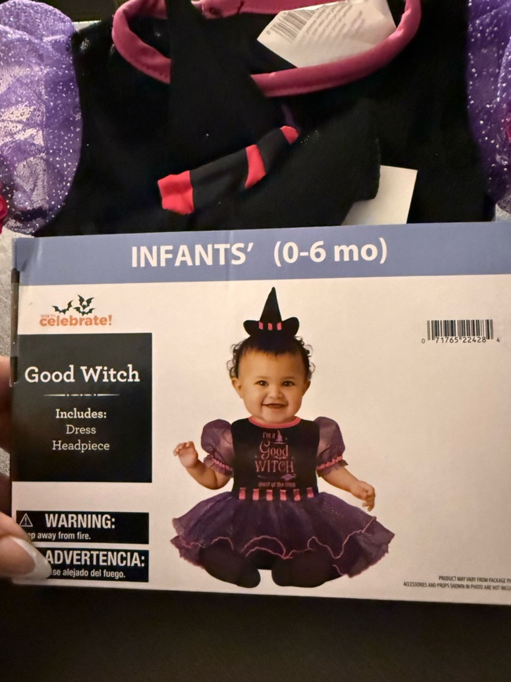 Infants' Purple Good Witch Costume (0-6 mo)